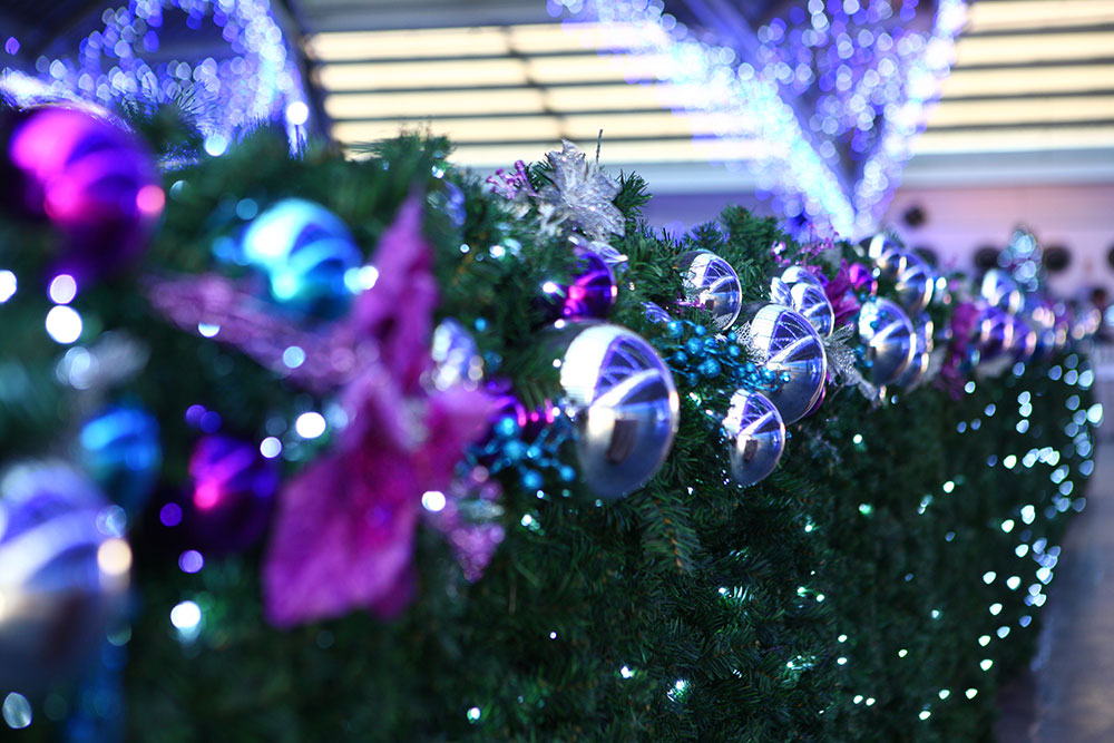 Christmas decoration is about color and lights